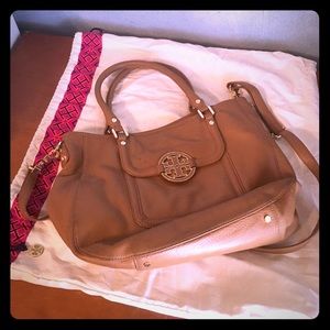 Tan handbag